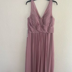 NWT Azazie Alicia Vintage Mauve Bridesmaid Dress
